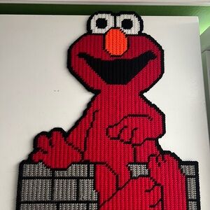 Red Elmo Wall Art